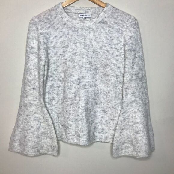 Heartloom Sz S Gray Knit Sweater - Picture 2 of 6